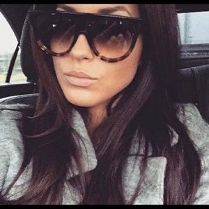 Celine Flat Top Gradient Sunglasses